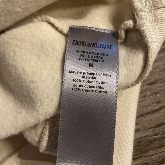 Zadig & Voltaire Rock & Roll Sweatshirt. - Picture 5 of 5